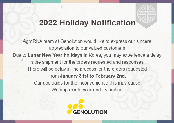 Holiday Notification (2022)